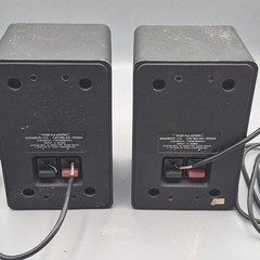 Vtg Realistic Minimus 3.5 Speakers 15W Input 8 Ohms 40-1996A Untested 3.5″ X 5″