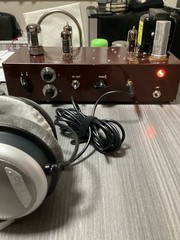 Tube Headphone Amplifier Custom Hand made, Including Headphones!