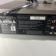 Sanyo DVW-5000 VCR DVD Player Combo with Remote Unit Tested and Working