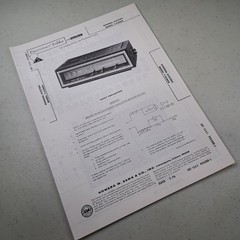 General Electric 7-4380A Photofact Manual 1976 Clock Radio Service Guide