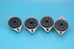 4x Antique Sockets – Octal 8-Pin Panel Mount – Tube Amp Socket