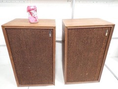 Retro 1960’s-1970’s Pair Utah Speakers Stereo Wood VTG 3 Way Suspension