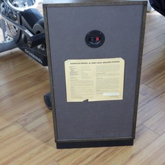 1- Vintage Kenwood JL-730W 3-Way Floor Speaker 130W Made In USA..