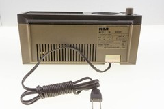 Vintage RCA RZA 203 T AM Radio NEW IN BOX Brown TESTED Burl Woodgrain Employee
