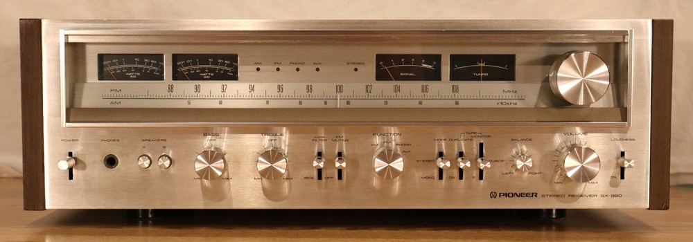 Vintage 1978 Pioneer SX-880 60 WPC Stereo Receiver Serviced Tested