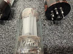 Lot Of 3 National Electronics 6L6GC Power Tubes Gray Plates Tested