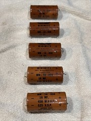 Astron Minimite Dry Electrolytic Capacitor MM-16-450, 16 MF,450 W.V.D.C,525V.S.P