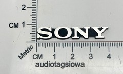 SONY PVM Models Television Badge Label Custom Made Incised Self Stick