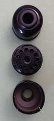 Vintage NOS Amphenol 11-Pin Socket & Plug w/ Hoods Collins Heathkit
