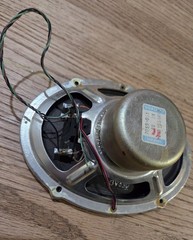 Vintage Grundig Coaxial Speaker 7059-051 W. Germany 4 Ohms 2W 2-Way Oval Radio