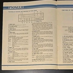 Pioneer SX-700T Receiver Owners Manual Original With Illustrations Schematics