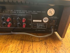 Vintage Kenwood KR-2600, 15W AM/FM Hi-Fi Stereo receiver 1975, Pro. Serviced.