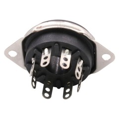 8pin Bakelite Octal Valve Tube Socket For EL34 6V6 6L6 KT88 Chassis Mount 10pcs