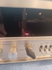 Bic Lux Corp 71/3R Stereo Receiver, Powers Up, Parts Or Repair, Read