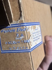 Western Electric RARE SEALED BOX 705A Pulser Radar Navy Hi-Vacuum Rectifier Tube