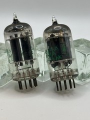 Pair Tested Sylvania JAN 5814A / LONG PLATE / O GETTER