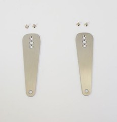 PAIR OF NEW STAINLESS STEEL TENSION ARMS OTARI MX-5050 TAPE MACHINE (ATHAN)