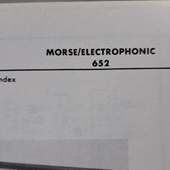 Photofact Service Manual MORSE/ELECTROPHONIC 652 1977 Illustrated