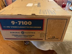 GE VHS HQ VCR 9-7100 FACTORY SEALED NEW IN BOX UNOPENED