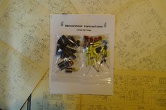Fisher model 100 amplifier restoration recap repair service rebuild kit fix