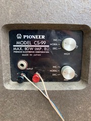 *RARE FIND* Vintage Pioneer CS-99 Speakers TESTED SOUND GREAT -Average cosmetics