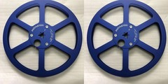 One Pair 7” Silver Pioneer Tape Reel For PR-100 PR-85 RT-909 707 tape recorder