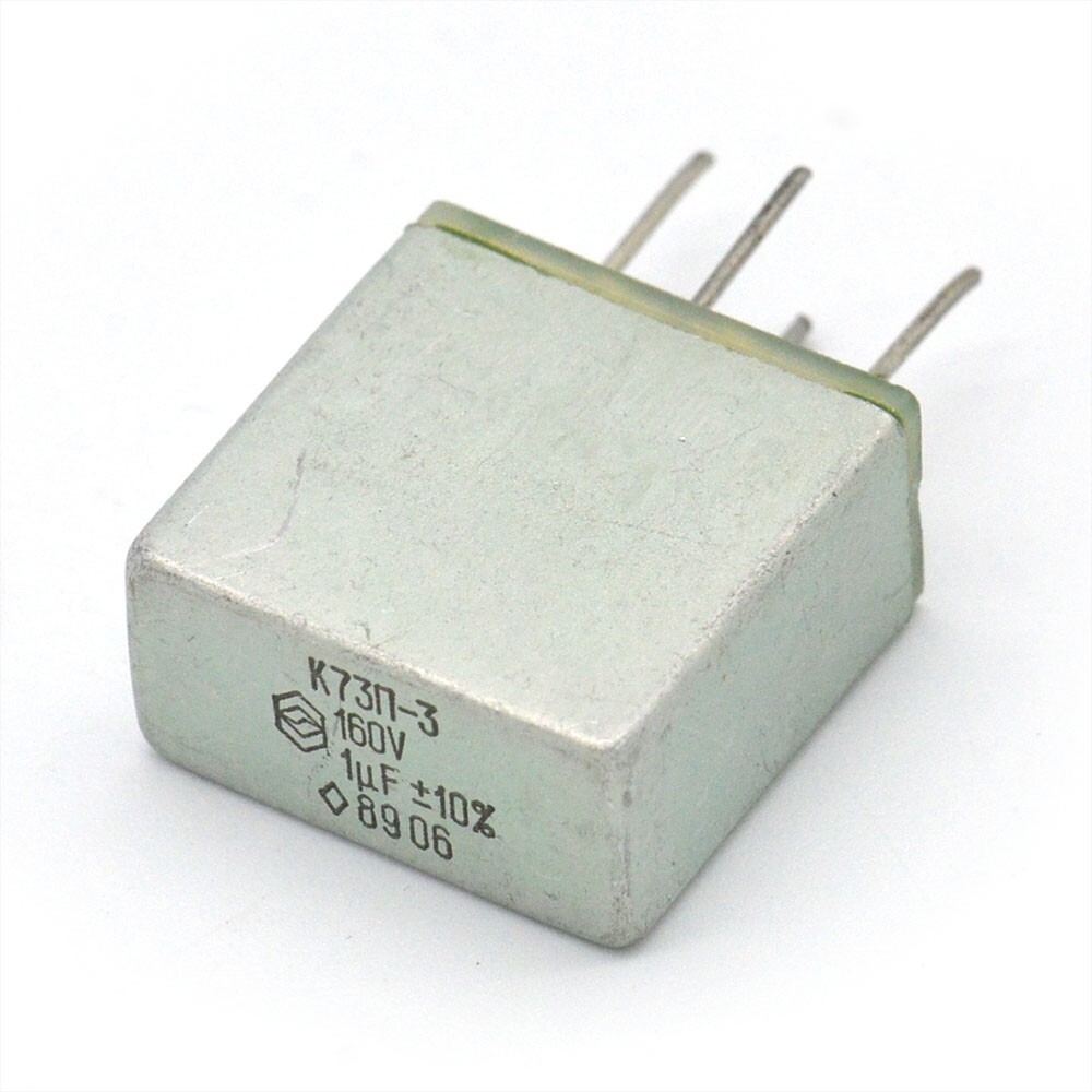 K73P-3 1μF +-10% 160V Film Polyethylene Terephthalate Capacitor
