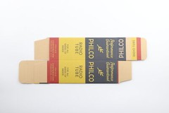 lot of 10 PHILCO TUBE BOX CARTON BOX FOR 2A3 245 247 280 5U4G 5R4GY 6L6G 6B4G