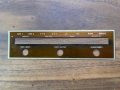 MCINTOSH C28 Preamplifier Faceplate DECAL ONLY