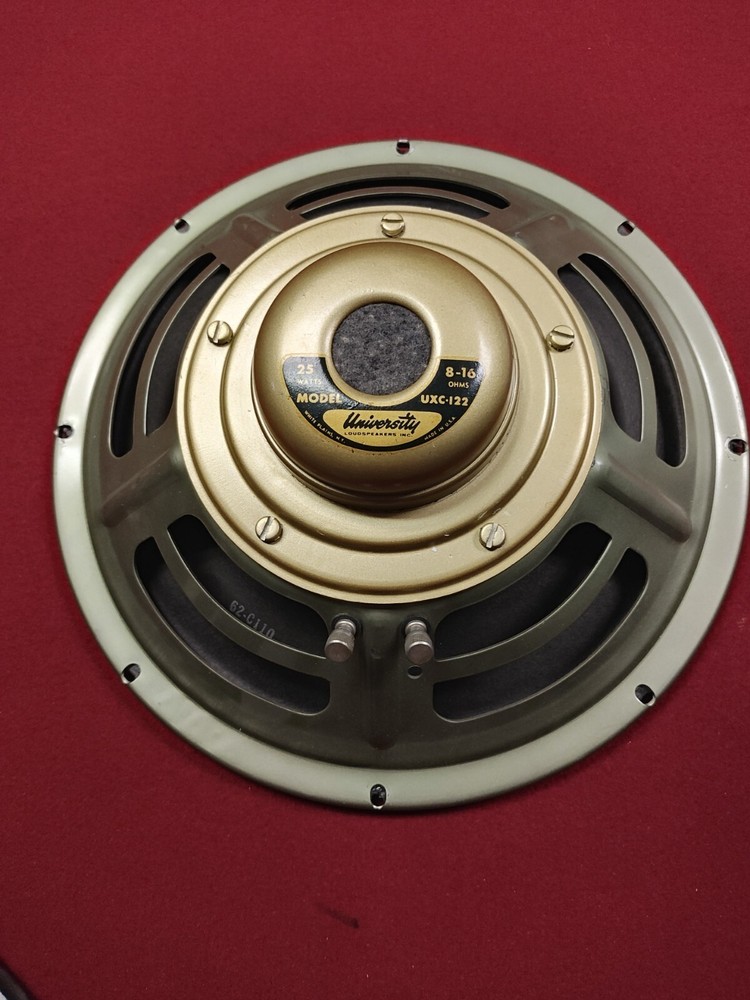 Vintage 12″ University UXC-122 Speaker 8-16 Ohm 35 Watt Speaker! Excellent.