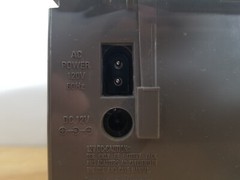 Vintage GE Spacemaker 7-7130A 1986 Portable TV B/W