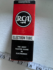 Sylvania & RCA Electron Tubes-both model 5U4GB Old Stock-Open Box-Tested