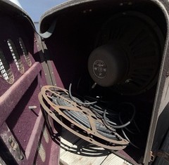 (3) Rare 1940’s Bell & Howell Speaker Amplifier Cabinets HTF