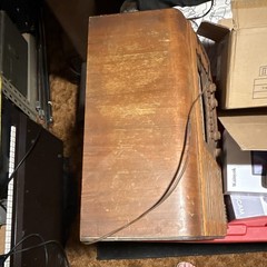 Philco Vintage Wood Tabletop Radio AM/SW Analog Tuning MPN 10486-A