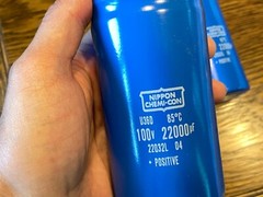 2 New 22000 uf 100v Capacitors Phase Linear 700 Hafler DH-500 Main Filter