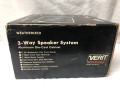 Pair (2) of VERIT MS-60 Speaker – Preowned With Bracket & Box TESTED WORKS