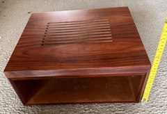 Custom made McIntosh wood cabinet to vintage audio.