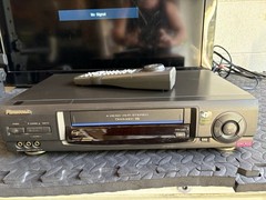Panasonic PV-V4640 Omnivision Blue Line VCR Plus Gold VHS Player W/REMOTE