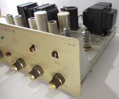 Fisher KX-100 Stereo Master Control Tube Amplifier Working w/ Original Manual