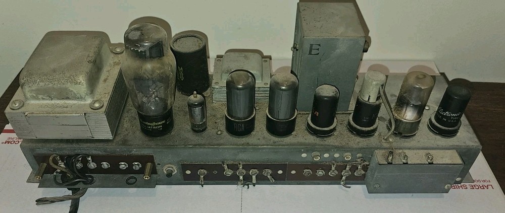 Vintage Hammond M Type MB Tube Amp Chassis DIY Project