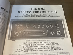 Original McIntosh Components from the 70’s Condition is very Good / 73 Pages /