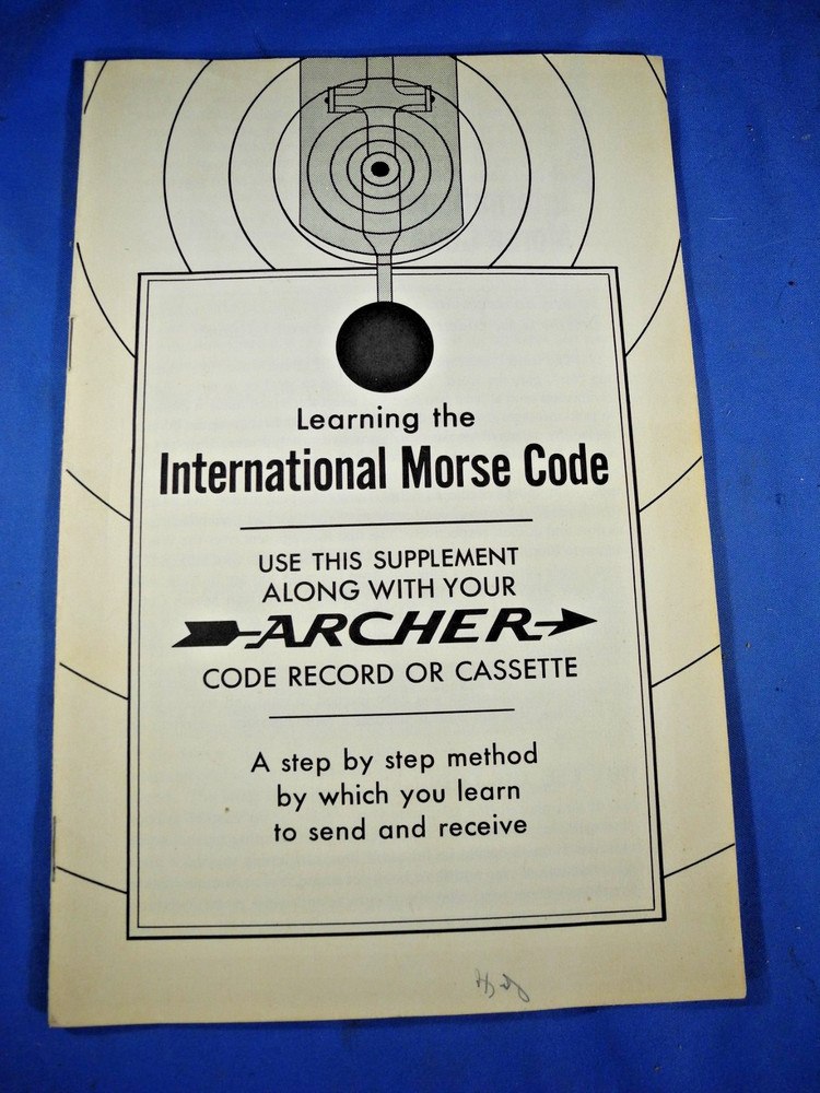 Learning The International Morse Code Archer CW Code Ham Radio (Free Shipping!)