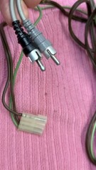 BSR Quanta 720 P182 & Others TurnTable OEM POWER AUDIO GROUND CONNECTOR + CABLES