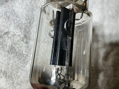 1956 UNITED USAF-596 RECTIFIER TUBE NOS BLACK PLATE 5U4G WE 274B 5U4 5AR4 GZ34