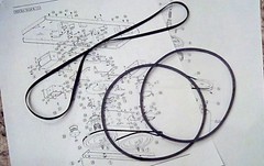 AKAI GX-77 3 Belt Kit – Instructions Included