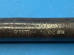 Vintage Ohmite 1300 Ohm Tubular Wirewound Power Resistor RE