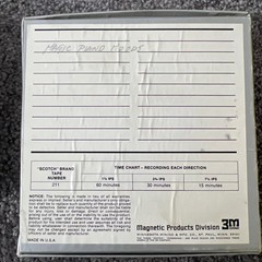 8 Vintage Open Reel Audio Tapes Hand Labeled Reel to Reel Untested AS IS
