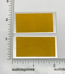 Marantz Imperial Speaker Badge Custom Made Gold Aluminum PAIR Self Stick