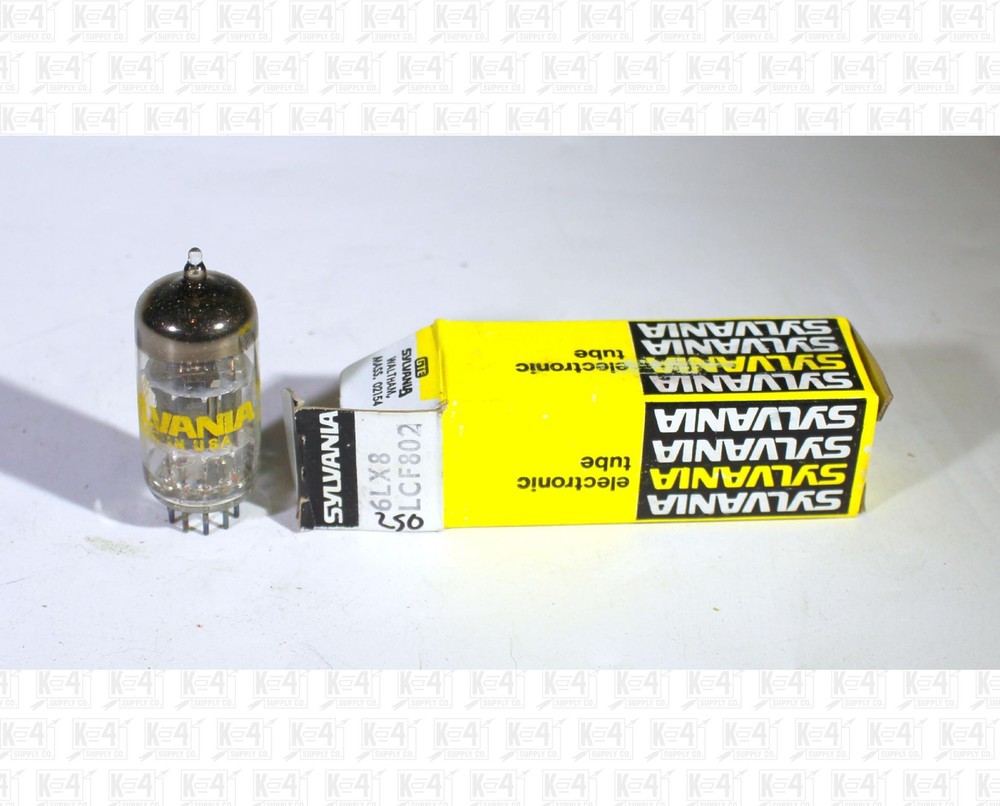 Sylvania LCF802 6LX8 Vacuum Tube NOS +Box