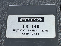 VINTAGE GRUNDIG TK140 TK-140 REEL TO REEL TAPE PLAYER UK UNITED KINGDOM REPAIR